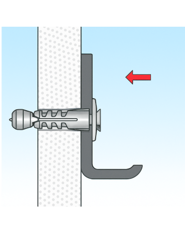 Fissaggio Lastre Cartongesso Occhiolo Aperto SBN 9/1 Lastre Cave Blister 100 Pezzi
