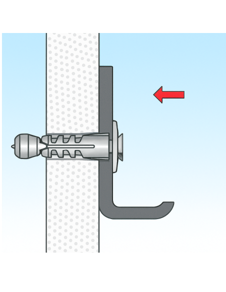 Fissaggio Lastre Cartongesso Occhiolo Aperto SBN 9/1 Lastre Cave Blister 100 Pezzi