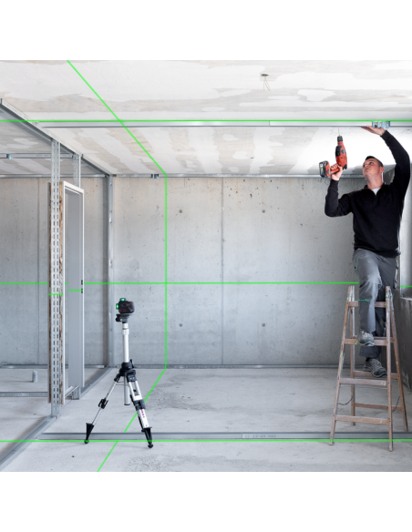  Laser Autolivellante Professionale PLANO 3D GREEN Linee 360 Visibilità Elevata