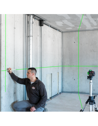  Laser Autolivellante Professionale PLANO 3D GREEN Linee 360 Visibilità Elevata