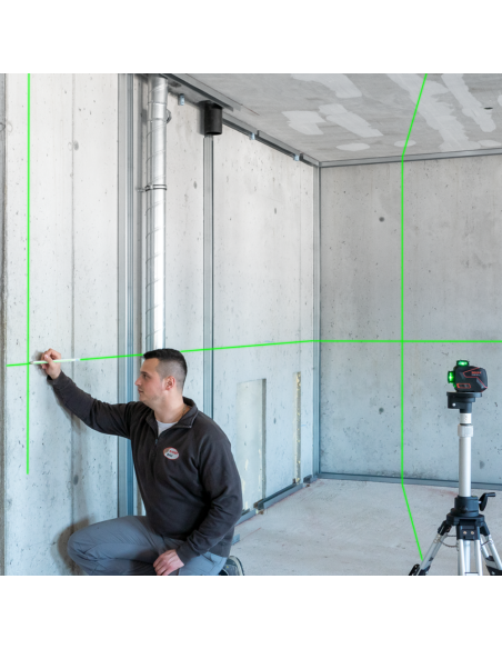  Laser Autolivellante Professionale PLANO 3D GREEN Linee 360 Visibilità Elevata