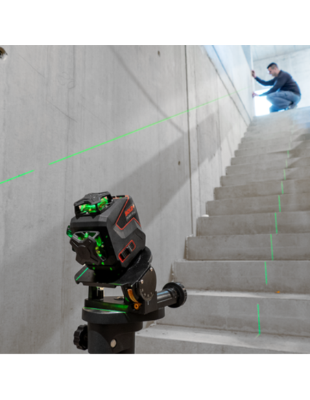  Laser Autolivellante Professionale PLANO 3D GREEN Linee 360 Visibilità Elevata