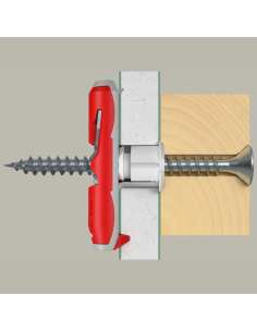 Fissaggio Basculante Ancora Alta Resistenza Cartongesso Legno DuoTec 12 Pezzi 25  2