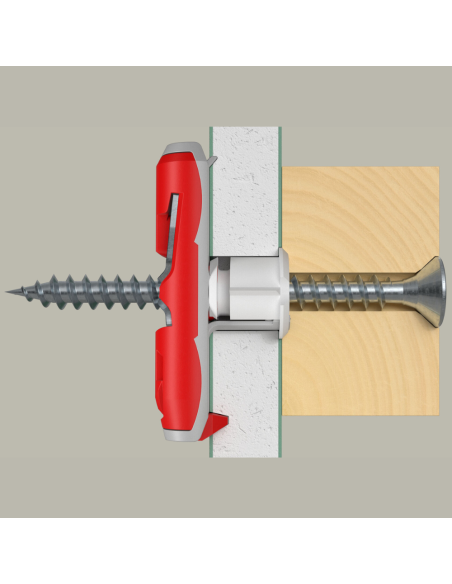 Fissaggio Basculante Ancora Alta Resistenza Cartongesso Legno DuoTec 12 Pezzi 25 