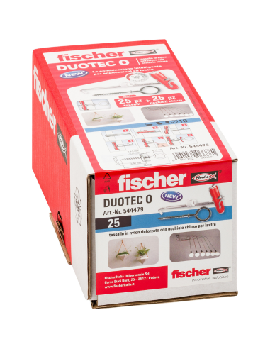 Tassello Basculante Ancora Occhiolo Chiuso Carichi Elevati DuoTec 10 O 25 Pezzi