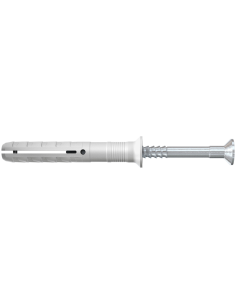 Tassello Nylon Vite Chiodo Zincata 8x60/20 S Fissaggio GVZ Confezione 100 Pezzi