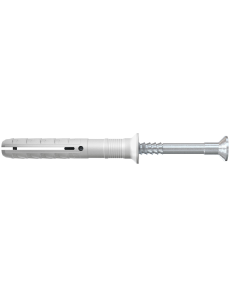 Tassello Nylon Vite Chiodo Zincata 8x60/20 S Fissaggio GVZ Confezione 100 Pezzi