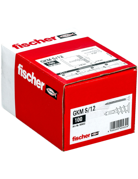 Fissaggio GKM 12 Vite Cilindrica Cartongesso Pannelli Gesso Fibra 100 Pezzi