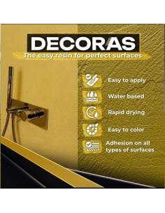 Adesivo Monocomponente Base Acqua Decoras Grip Pareti Pavimenti Secchio 5 Kg 2