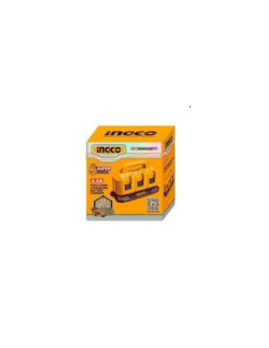 Caricabatterie Portatile 20V 4AH 6 Porte Ricarica Rapida Sicura Elettroutensili