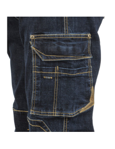 Pantalone Da Lavoro 4 Tasche Elasticizzato Resistente Cotone Quarteira  2