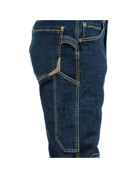 Pantalone Da Lavoro 4 Tasche Elasticizzato Resistente Cotone Quarteira 