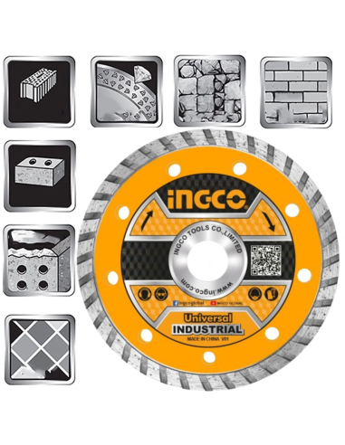 Disco Diamantato Turbo Universale  Corona Continua 115 mm Ceramica Pietra