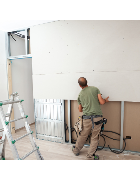 Lastra Pannello Cartongesso BA13 Dimensioni 1200 x 2000 mm Spessore 12.5 mm 