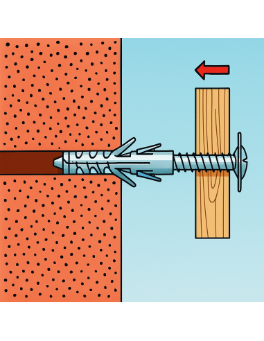 Tassello SB 12 L4 Vite TSC Cono Metallico Materiali Pieni Semipieni 50 Pezzi