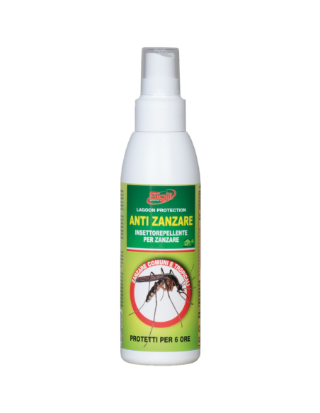 Spray Anti Zanzare Comuni Tropicali Protezione 6 Ore Profumazione Gradevole