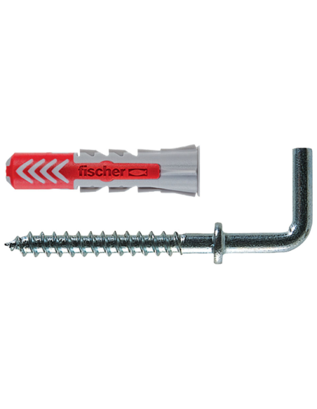 Tassello Universale Bi-Materiale Gancio Medio DuoPower 6/2 Fissaggi Sicuri 25 Pz