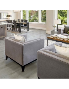Pavimento LVT AC5 Incastro 5 mm Quercia Bianca 14 Confezioni Copertura 31,22 mq 2