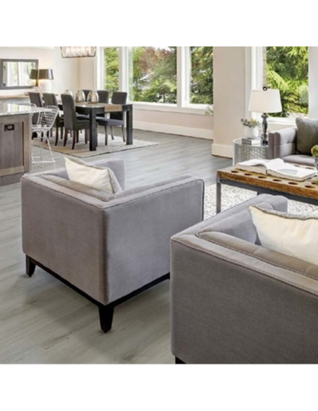 Pavimento LVT AC5 Incastro 5 mm Quercia Bianca 14 Confezioni Copertura 31,22 mq