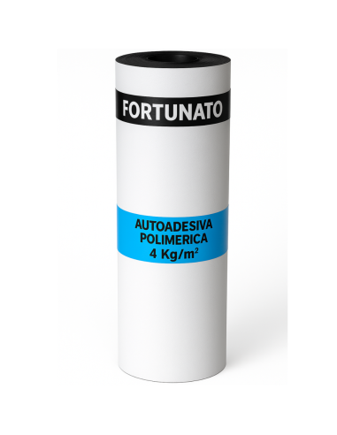 Guaina Autoadesiva Polimerica Ardesiata Bianca 4 Kg/m² CASASCIUTTA Rotolo 1 x 10 m