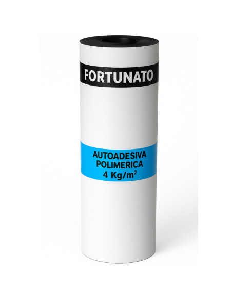 Guaina Autoadesiva Polimerica Ardesiata Bianca 4 Kg/m² CASASCIUTTA Rotolo 1 x 10 m