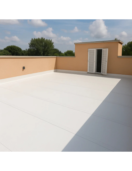 Guaina Autoadesiva Ardesiata Bianca 4 Kg/m² CASASCIUTTA 3 Rotoli 1 x 10 m