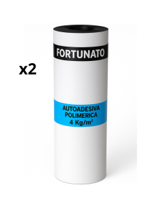 Guaina Autoadesiva Ardesiata Bianca 4 Kg/m² CASASCIUTTA 2 Rotoli 1 x 10 m
