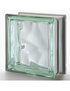 Vetromattone Modello Agua Trasparente Caribe 190x190x80 mm Confezione 6 Pezzi 2