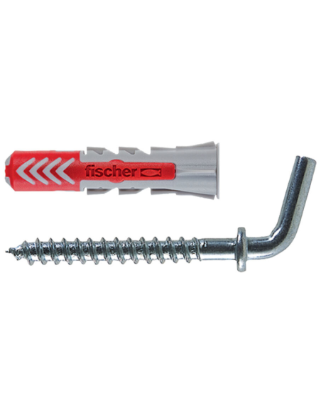  Tassello Universale Bi-Materiale Carichi Elevati DuoPower 6/8 Gancio Corto 25 Pz