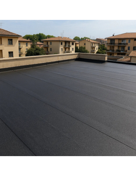 Guaina Bituminosa Poliestere 4 mm Impermeabilizzante CASASCIUTTA 10 Rotoli 1x10 m