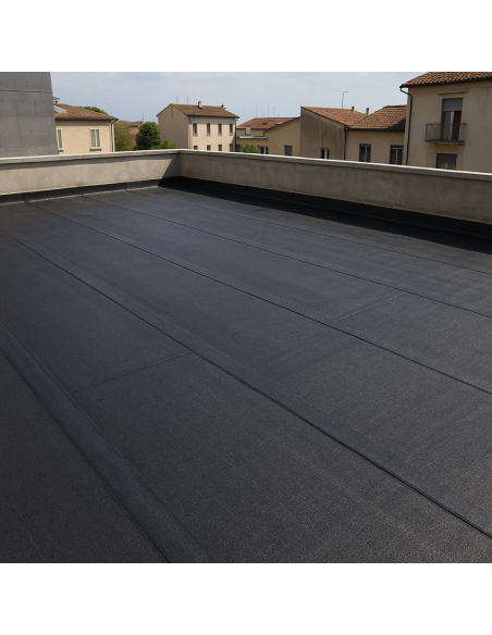 Guaina Bituminosa Poliestere 4 mm Impermeabilizzante CASASCIUTTA 10 Rotoli 1x10 m