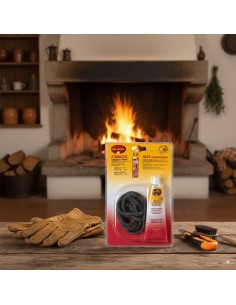 Guarnizione Fibrocer Mm 6 Kit Sigill Con Silicone Nero 2