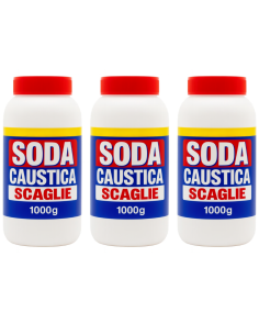 Soda Caustica in Scaglie Disincrostante Multiuso Formato 1 Kg Pezzi 3