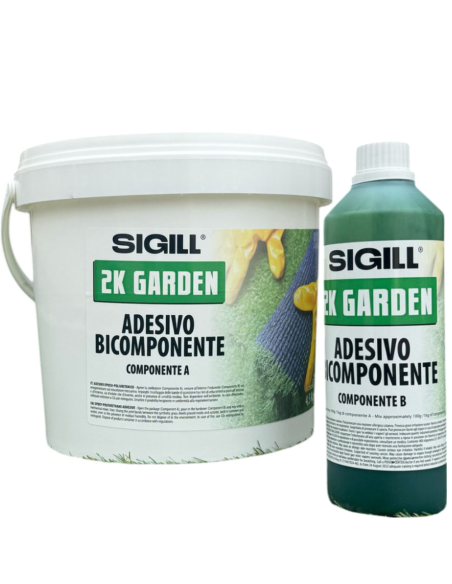 Adesivo Epossi-Poliuretanico Bicomponente 2K Garden Incollaggio Prati Sintetici