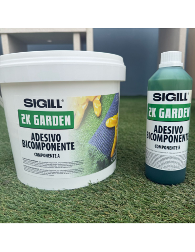 Adesivo Epossi-Poliuretanico Bicomponente 2K Garden Incollaggio Prati Sintetici