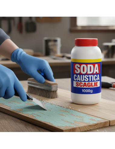 Detergente Soda Caustica A Scaglie 1 kg Idrossido Di Sodio 12 Pezzi