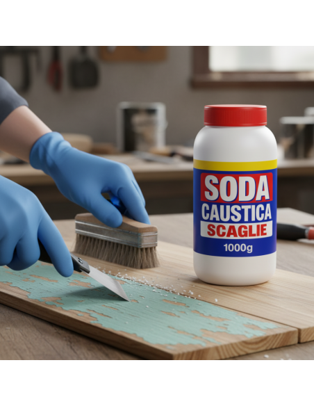 Detergente Soda Caustica A Scaglie 1 kg Idrossido Di Sodio 12 Pezzi
