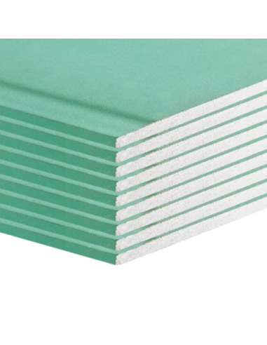 Lastra Cartongesso H2 BA13 1200x2000 Ambienti Umidi Confezione 10 Pezzi