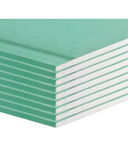 Lastra Cartongesso H2 BA13 1200x2000 Ambienti Umidi Confezione 10 Pezzi