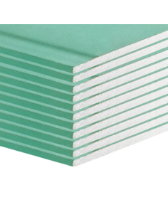 Lastra Cartongesso H2 BA13 1200x2000 Ambienti Umidi Confezione 12 Pezzi