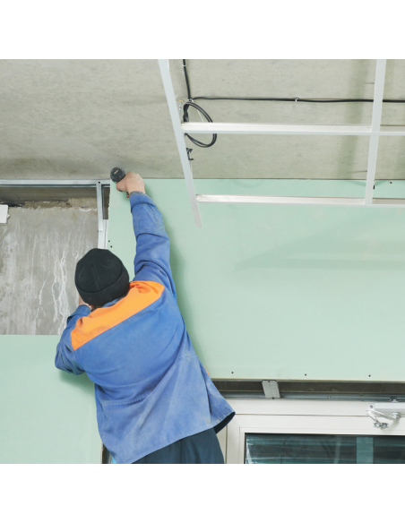 Lastra Cartongesso Innovativa Ambienti Umidi Dimensioni 1200 x 2000 mm Pareti