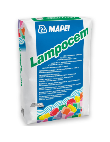Kit Ancoraggi Rapidi Riparazioni Cemento Rapido 25 Kg Guanti XL Secchio D 36 cm