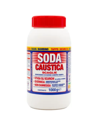 Soda Caustica Scaglie 1 Kg Per Pulizie E Svernicianti