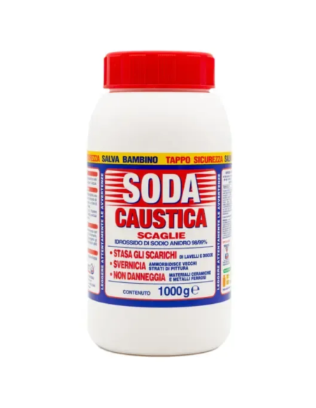 Soda Caustica Scaglie 1 Kg Per Pulizie E Svernicianti