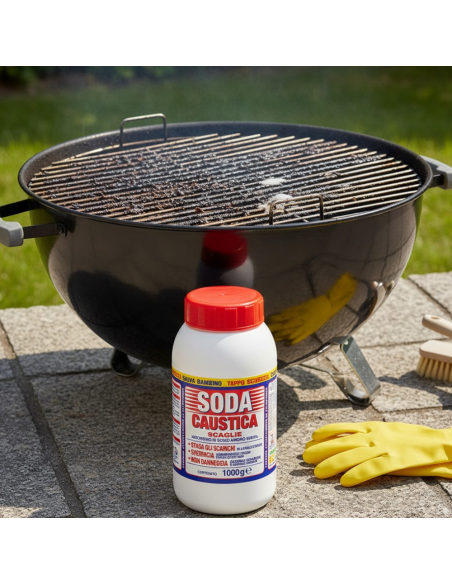 Soda Caustica Scaglie 1 Kg Per Pulizie E Svernicianti