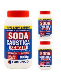 Scaglie Alta Purezza per Pulizie Profonde Domestiche e Uso Fai da Te Soda Caustica 1 Kg Pezzi 3