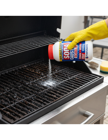 Disgorgante Potente per Scarichi e Forni Soda caustica da 1 Kg Pezzi 2