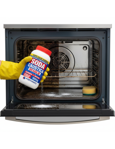 Disgorgante Potente per Scarichi e Forni Soda caustica da 1 Kg Pezzi 2