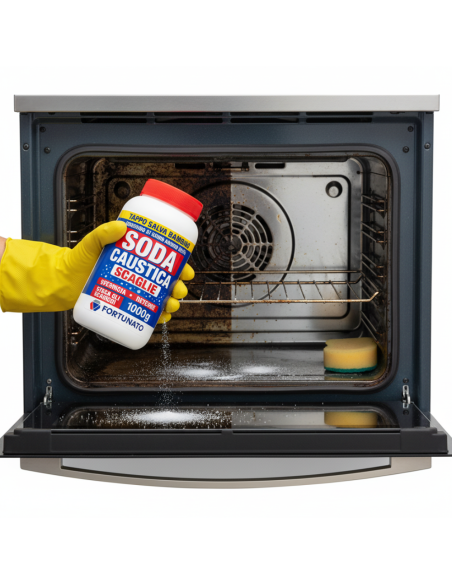 Disgorgante Potente per Scarichi e Forni Soda caustica da 1 Kg Pezzi 2