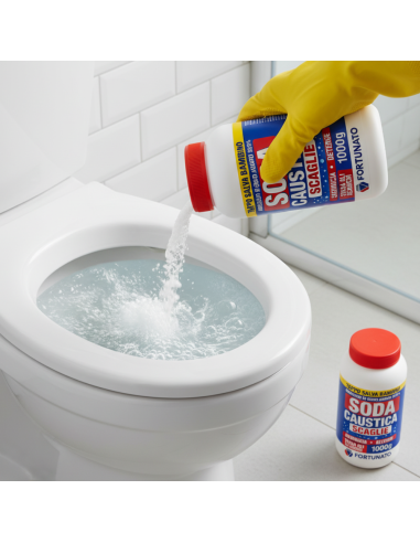 Disgorgante Potente per Scarichi e Forni Soda caustica da 1 Kg Pezzi 2